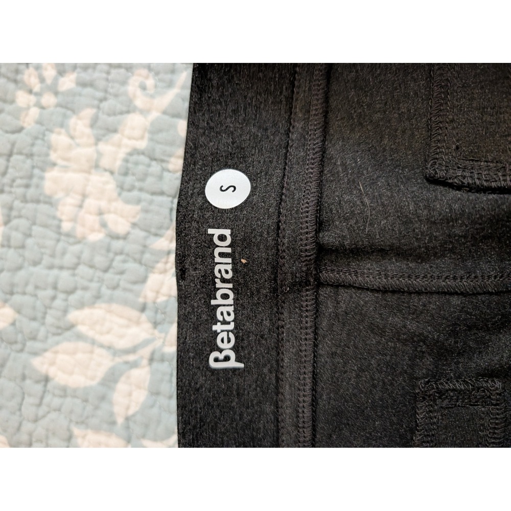Betabrand Classic DPYP Dress Pant Yoga Pant Straight Leg Charcoal Gray Small NEW - Picture 8 of 12